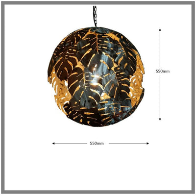 CHEESE PLANT OUTDOOR PENDANT LIGHT - INDUSTRIAL STYLE LIGHTING