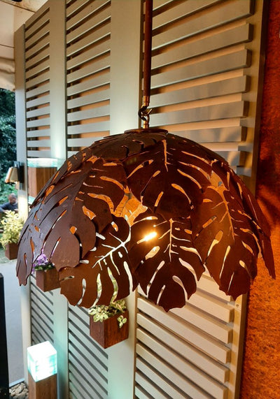 HALF CHEESE PLANT INDUSTRIAL HANGING OUTDOOR LIGHT - The Light Yard